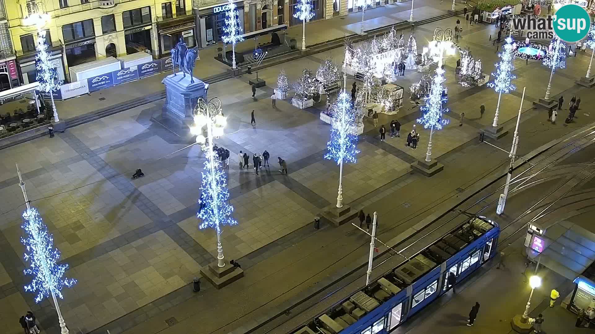 Ban Jelačić Platz  Live webcam Zagreb – Hotel Dubrovnik