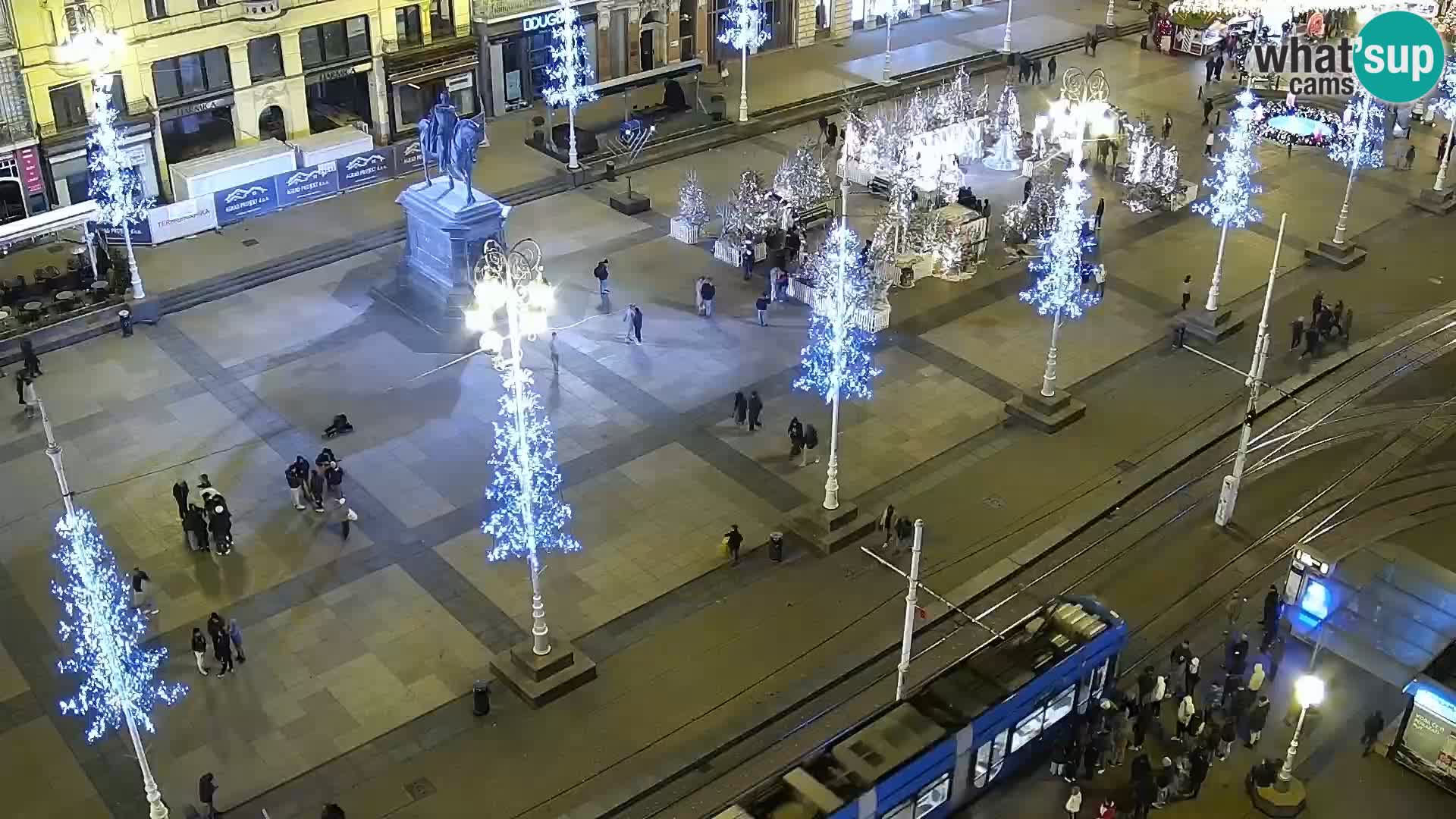 Ban Jelačić Platz  Live webcam Zagreb – Hotel Dubrovnik