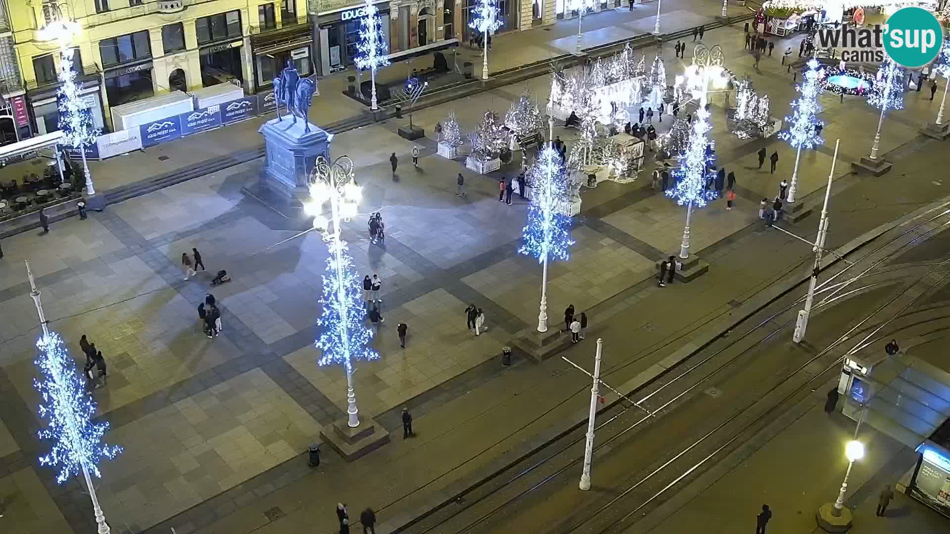 Ban Jelačić Platz  Live webcam Zagreb – Hotel Dubrovnik