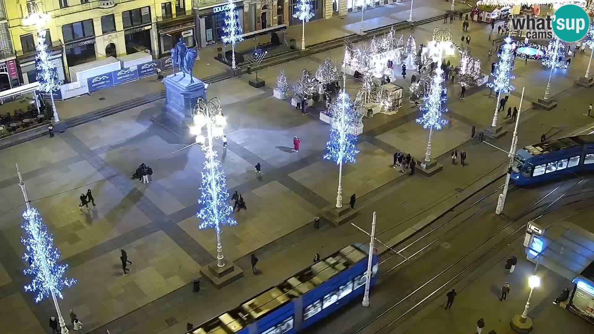 LIVE Webcam Zagreb Hotel Dubrovnik | Ban Jelačić square