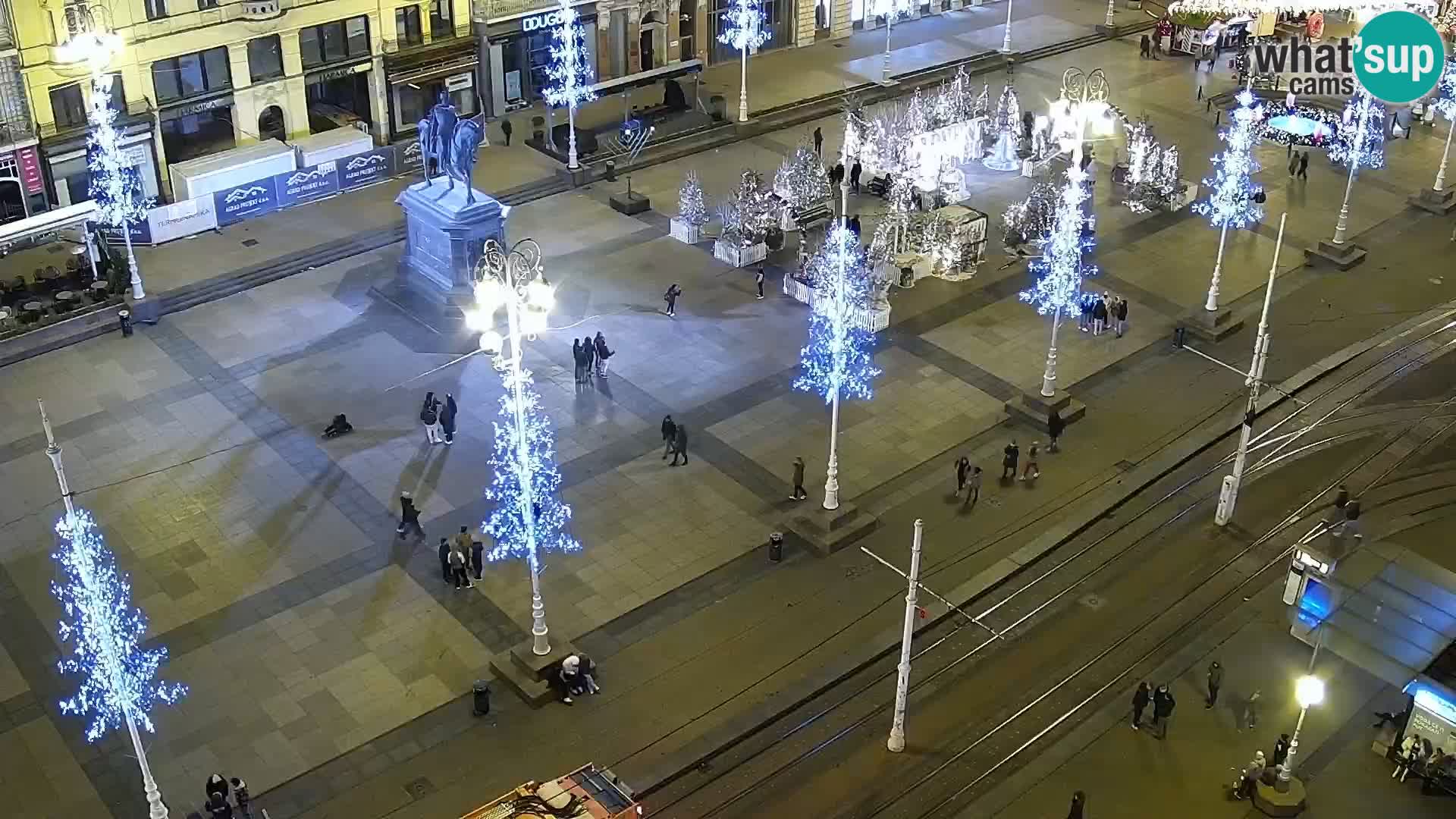 LIVE Webcam Zagreb Hotel Dubrovnik | Ban Jelačić square