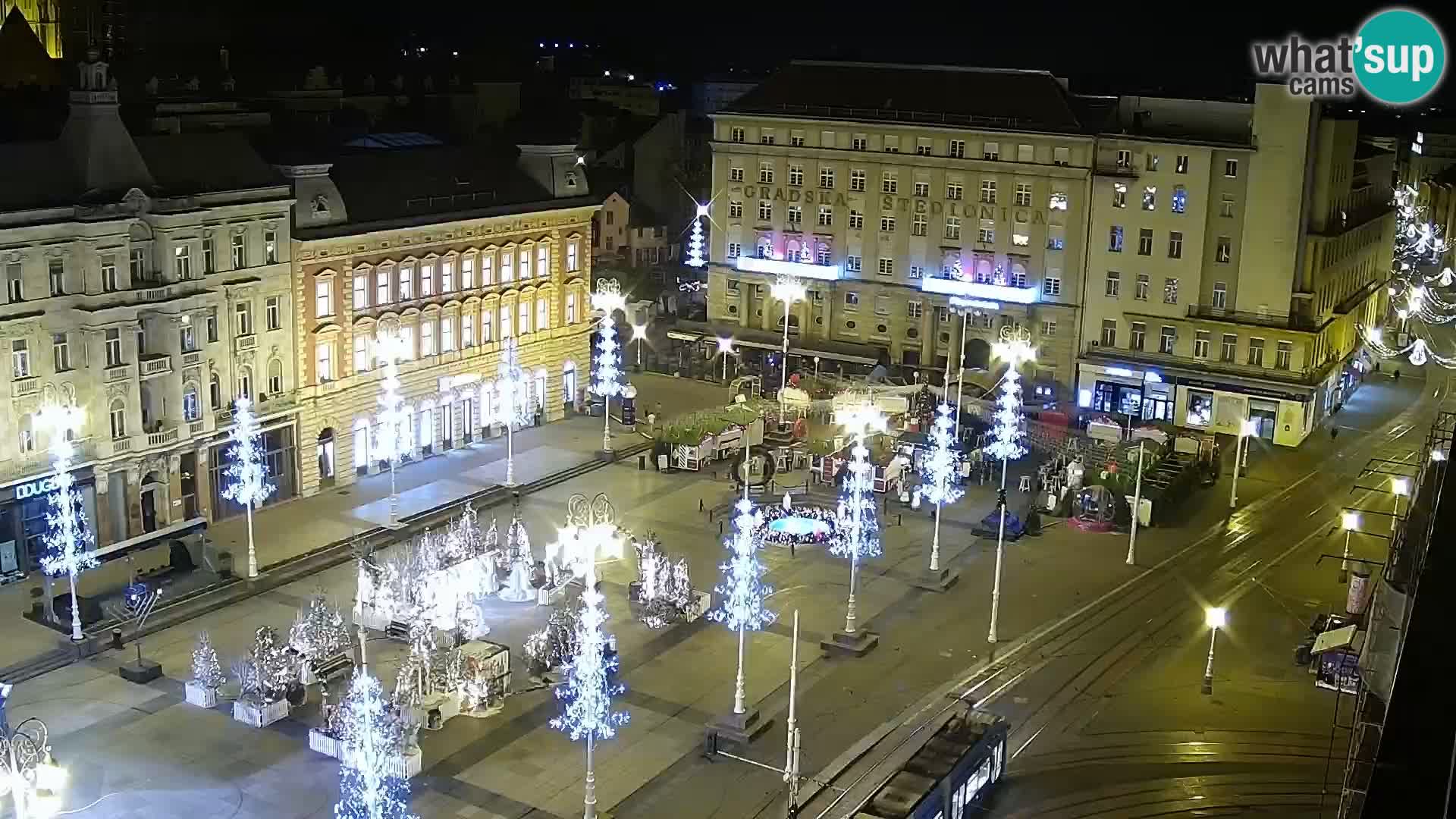 LIVE Webcam Zagreb Hotel Dubrovnik | Ban Jelačić square