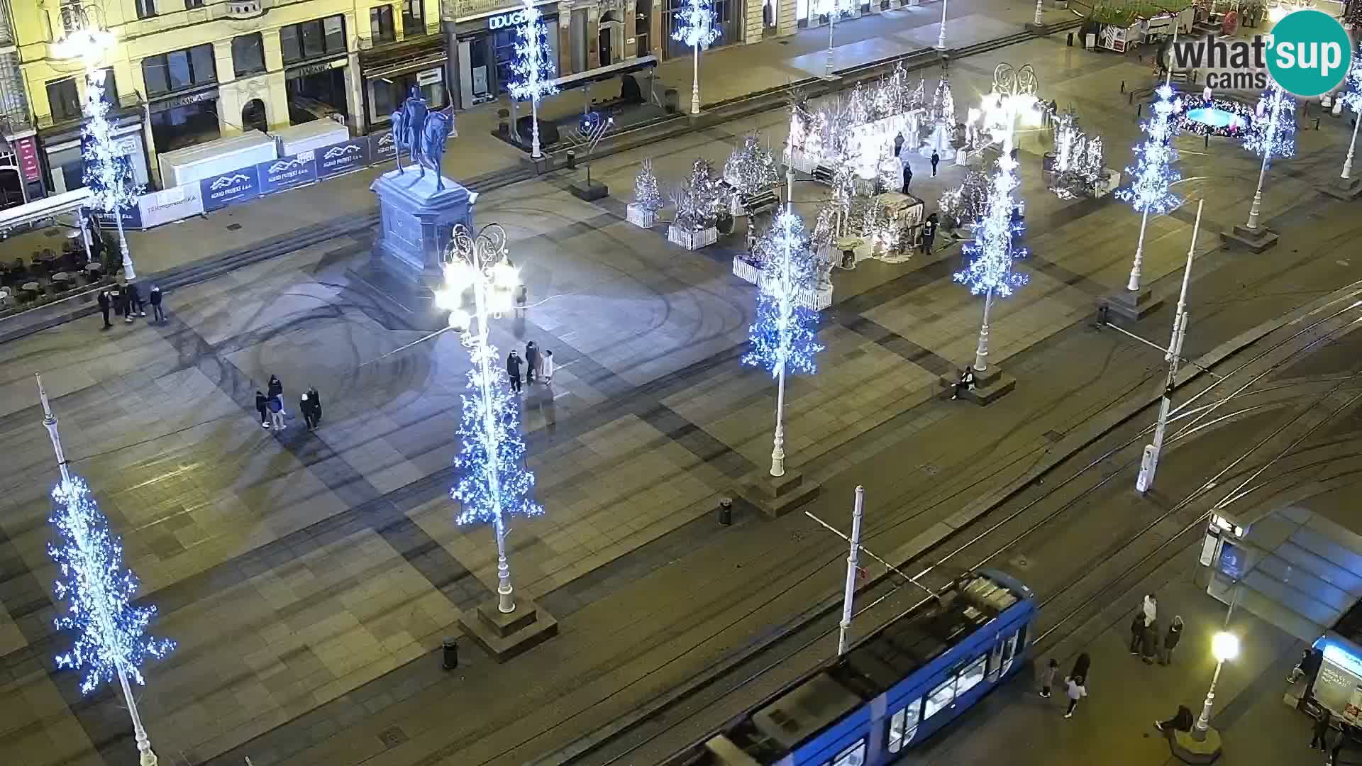 Zagreb – Bana Jelačića square panorama