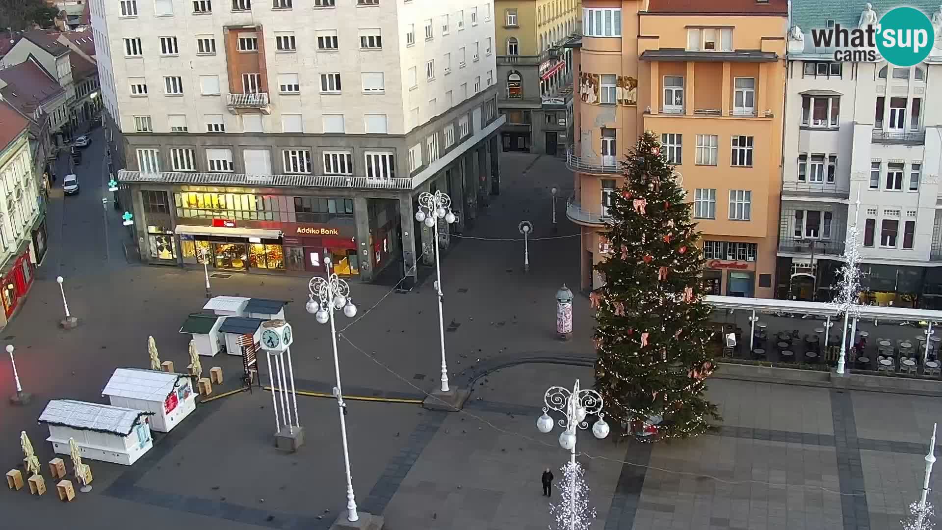 Kamera v živo Zagreb – Trg Bana Jelačića