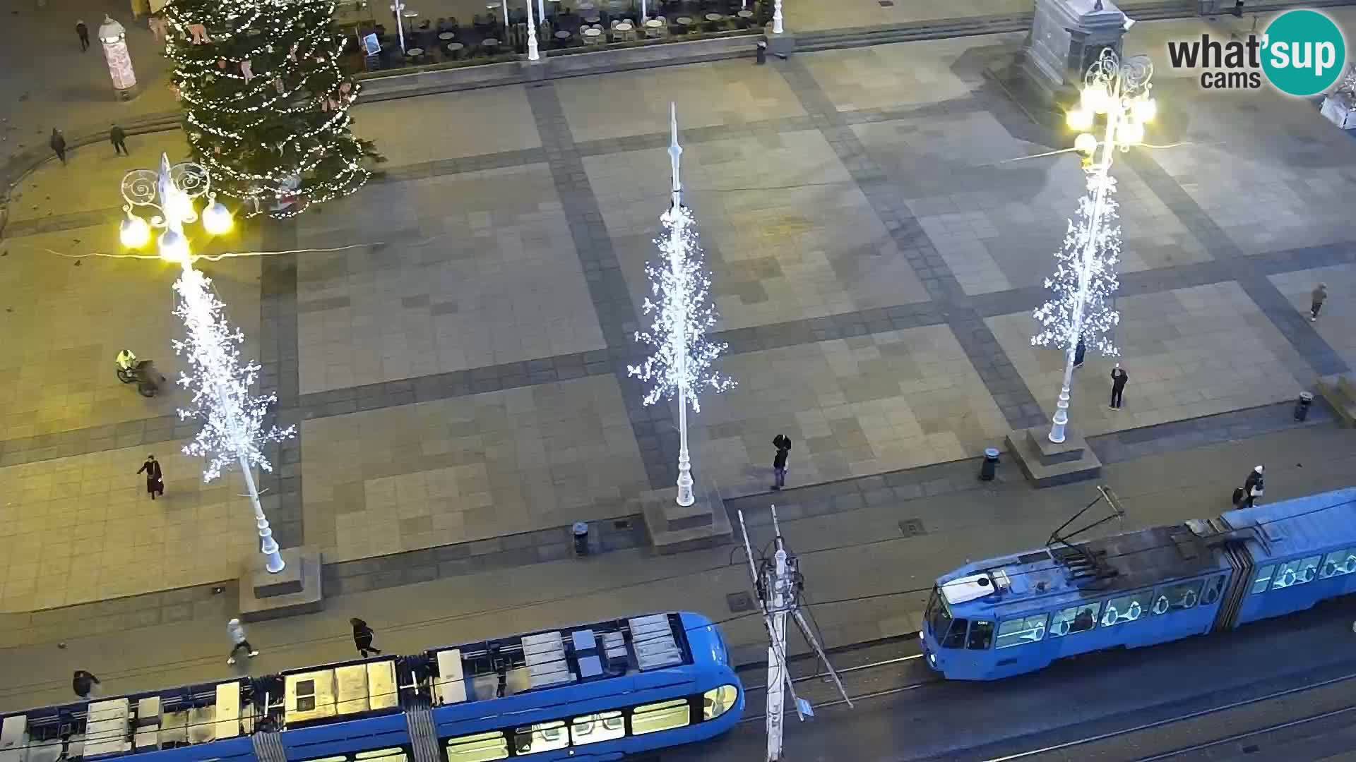 Zagreb – Bana Jelačića square panorama