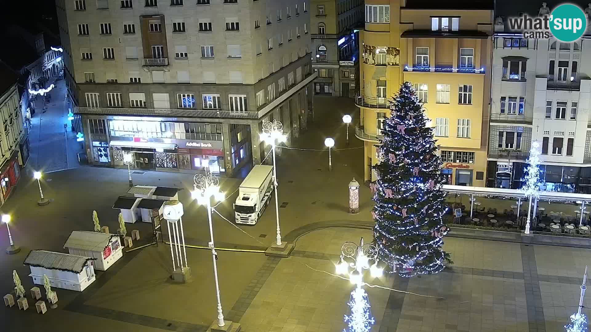 Ban Jelačić Platz  Live webcam Zagreb – Hotel Dubrovnik