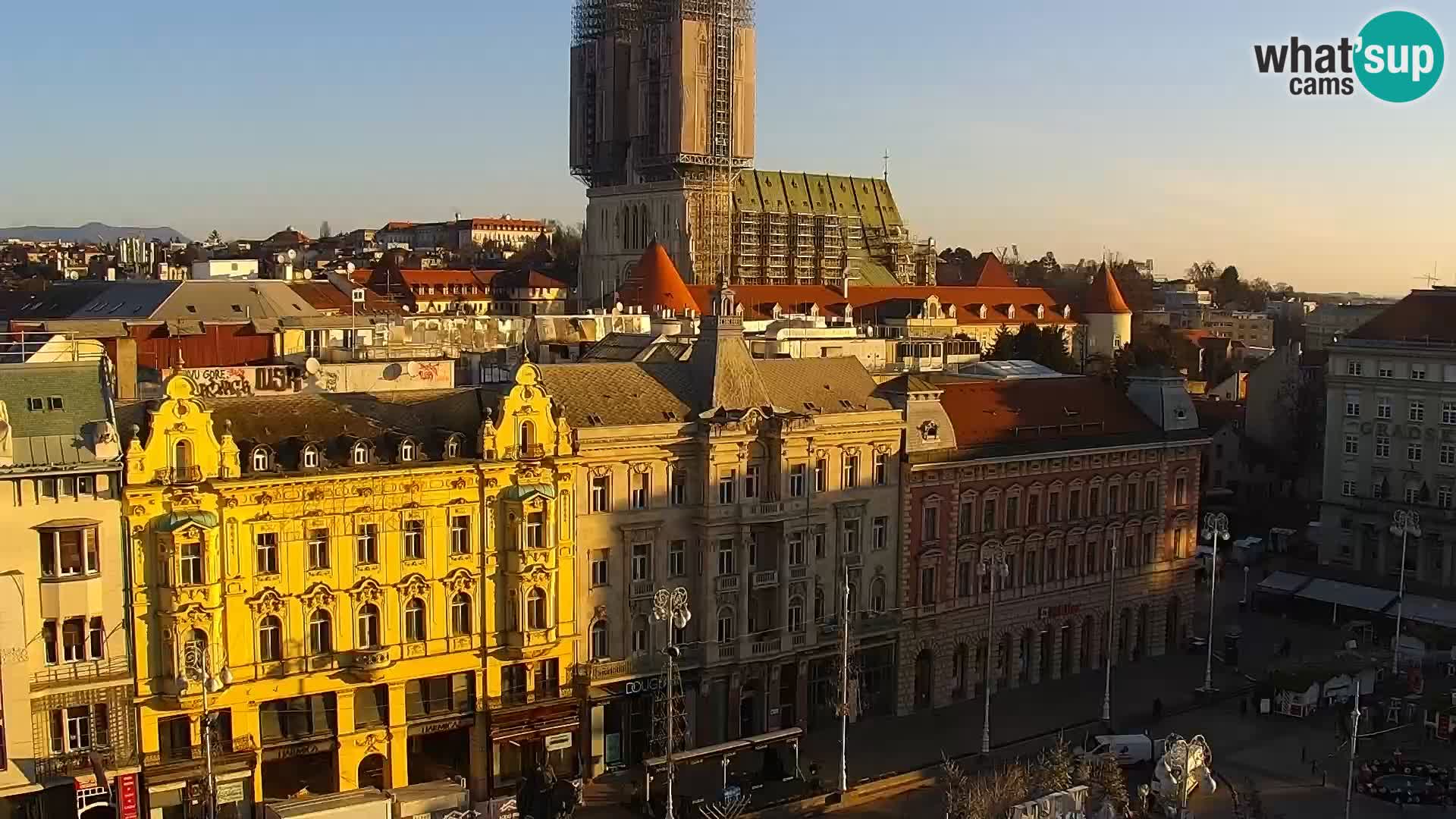 Webcam live Zagreb – Ban Jelačić Platz