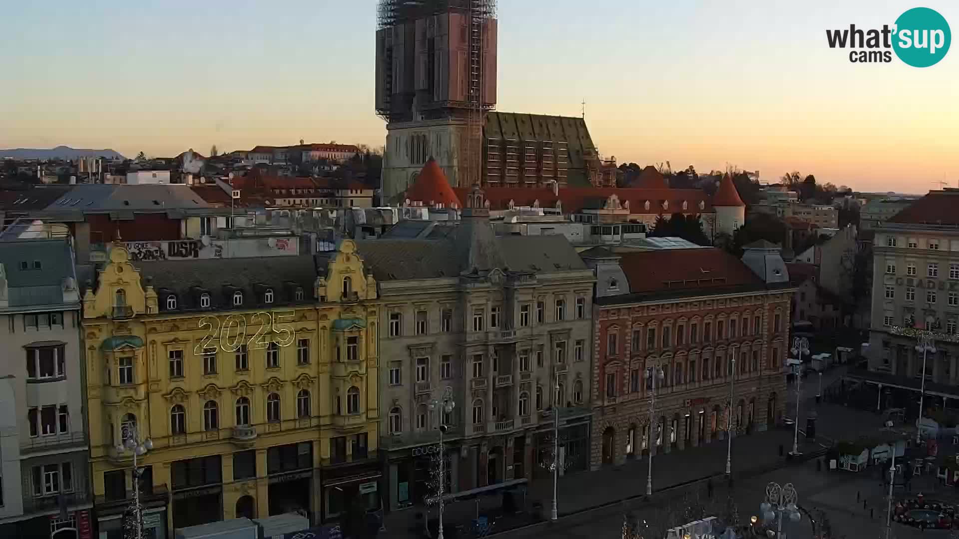 Zagreb – Bana Jelačića square panorama