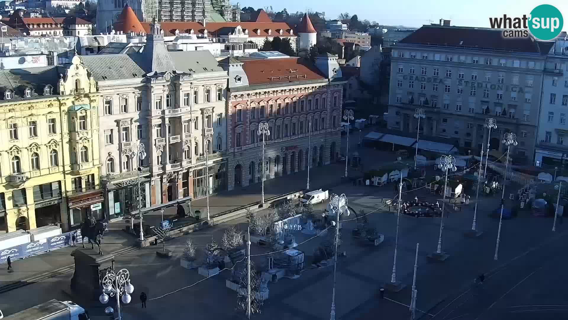 LIVE Webcam Zagreb Hotel Dubrovnik | Ban Jelačić square