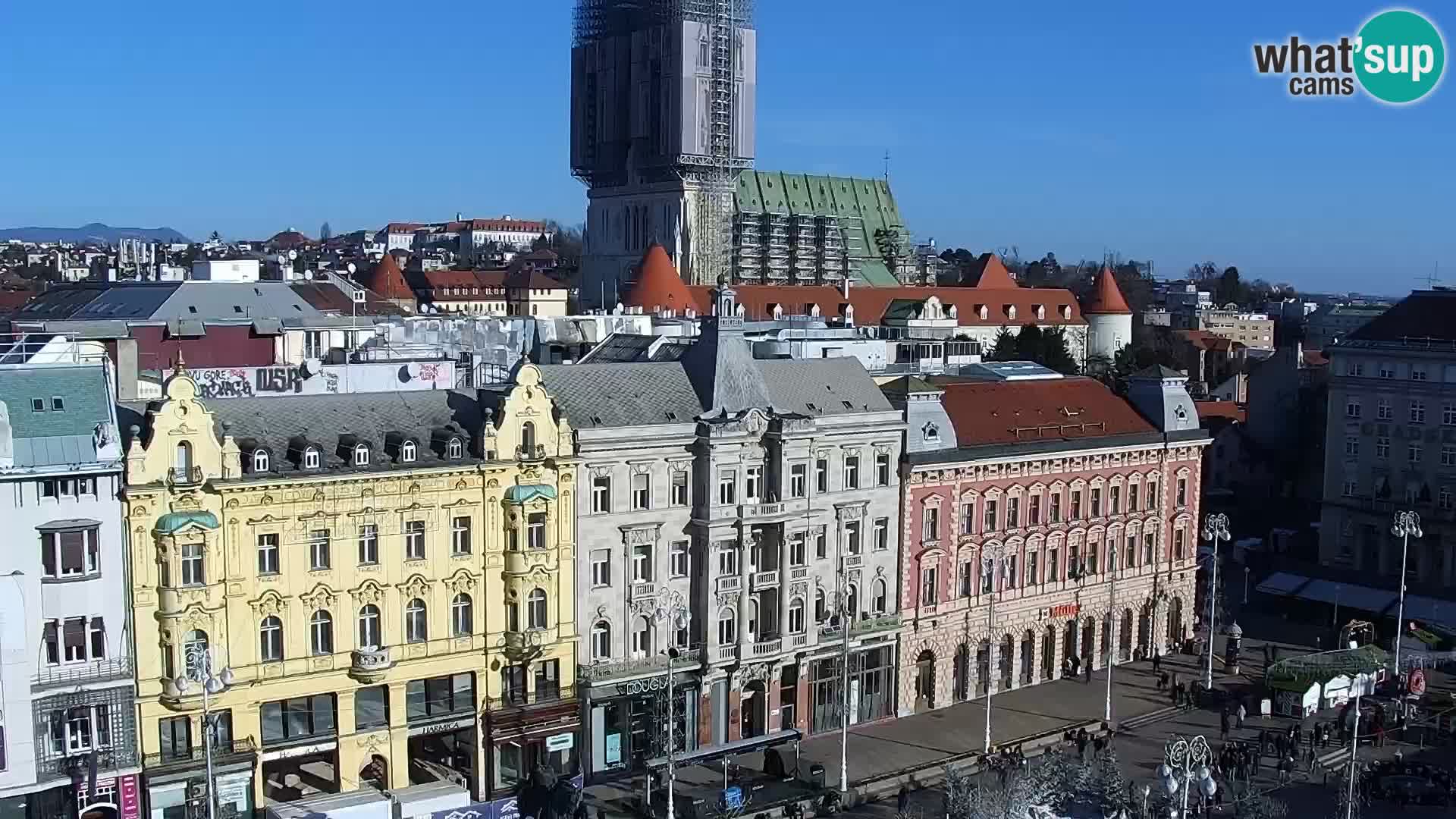 Webcam Zagreb – Ban Jelačić square