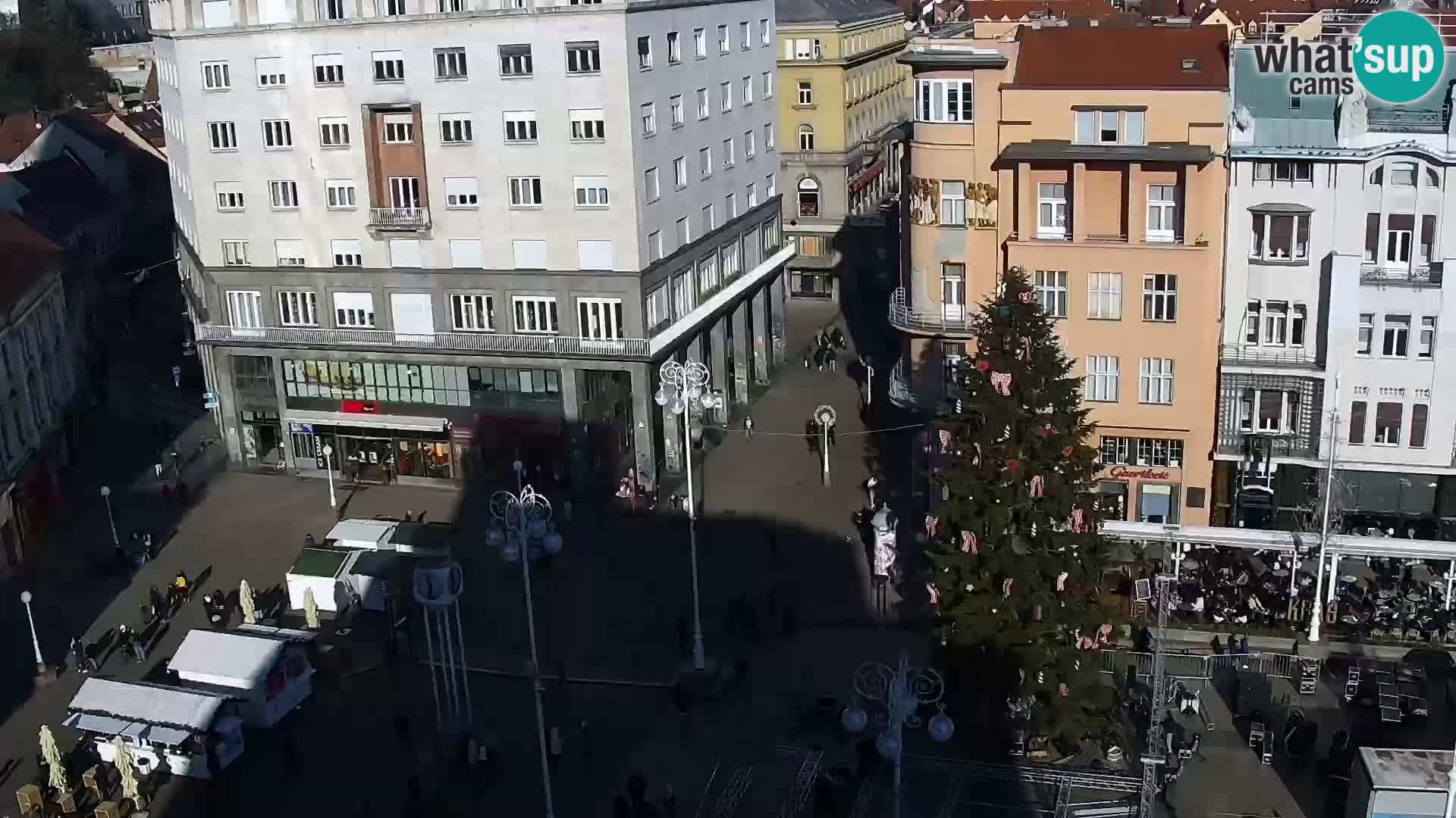 LIVE Webcam Zagreb Hotel Dubrovnik | Ban Jelačić square