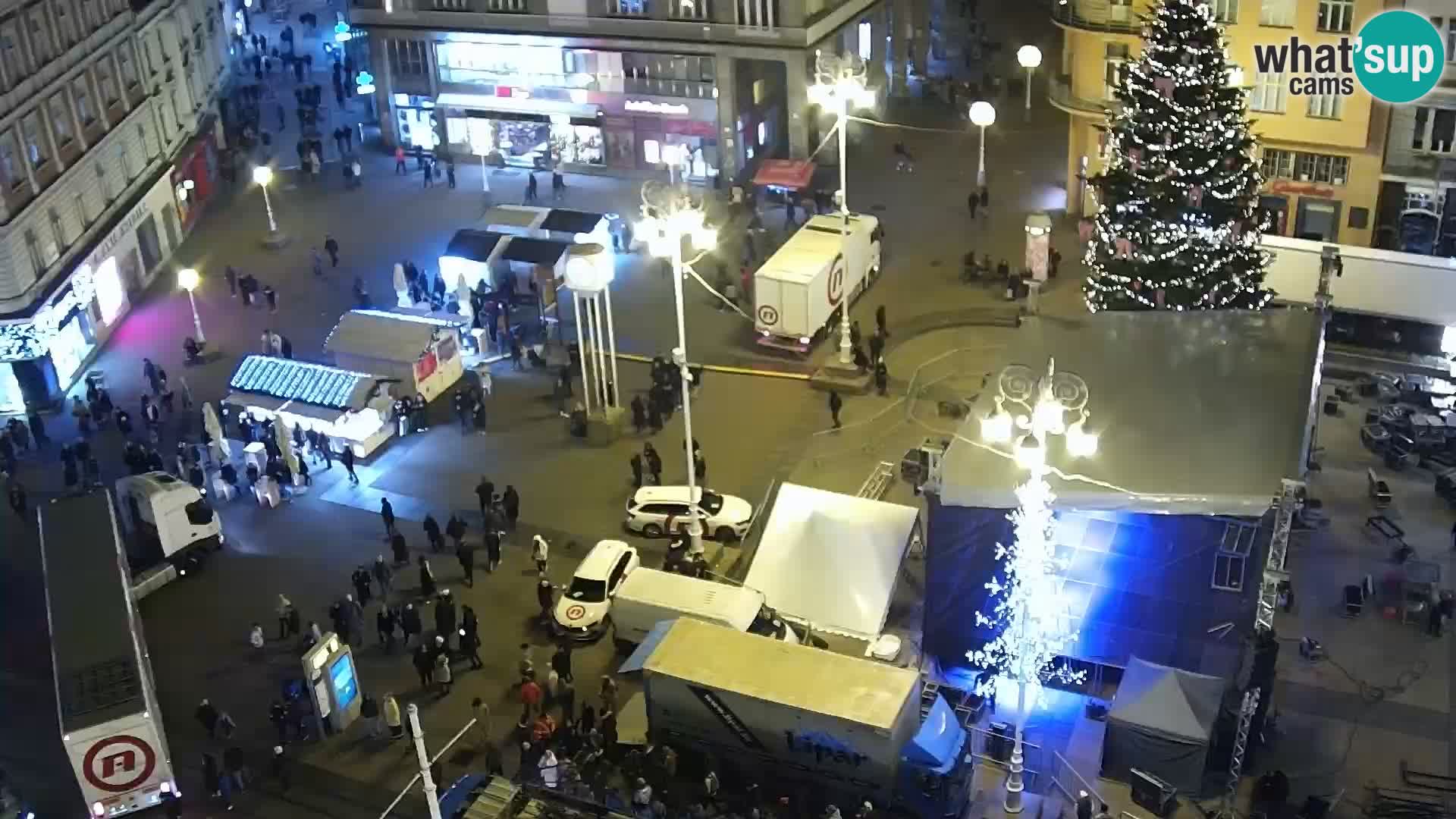 Piazza Ban Jelačić livecam Zagreb – Hotel Dubrovnik