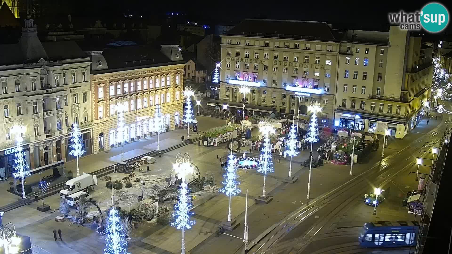 LIVE Webcam Zagreb Hotel Dubrovnik | Ban Jelačić square