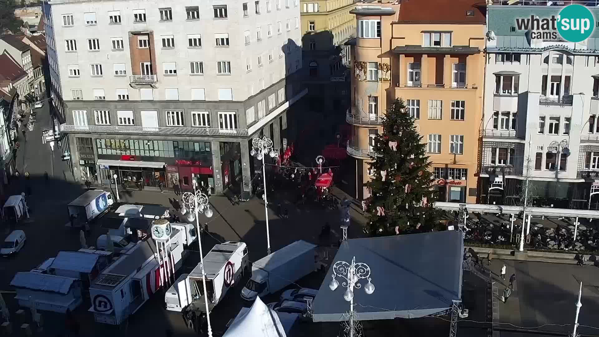 Ban Jelačić Platz  Live webcam Zagreb – Hotel Dubrovnik