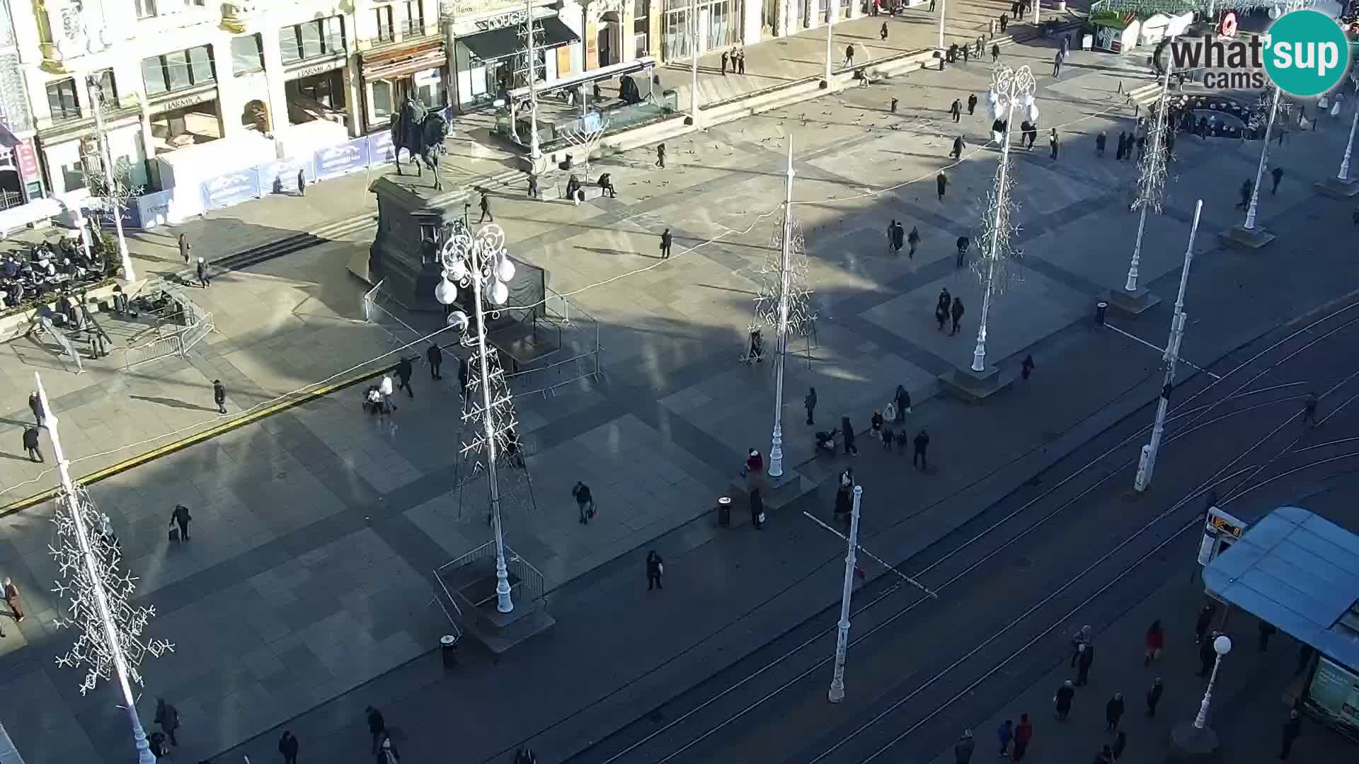 LIVE Webcam Zagreb Hotel Dubrovnik | Ban Jelačić square