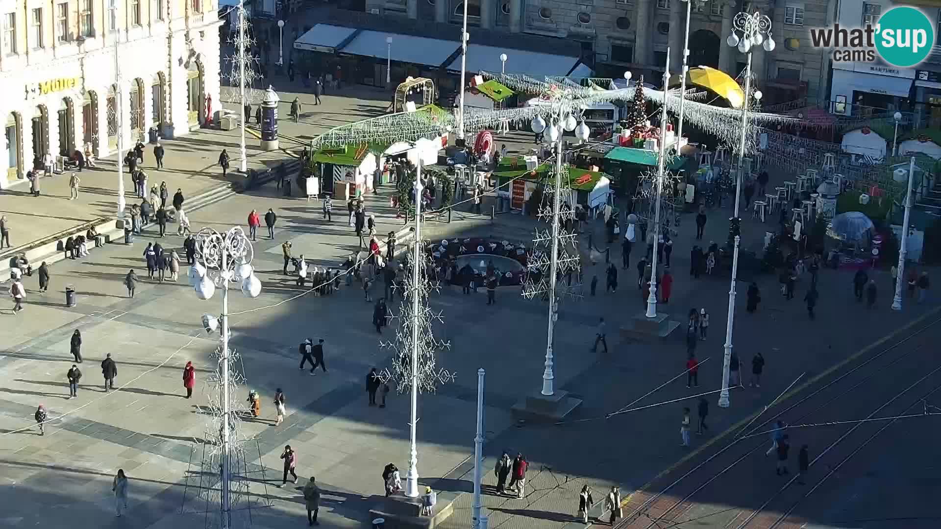 Webcam Zagreb – Ban Jelačić square