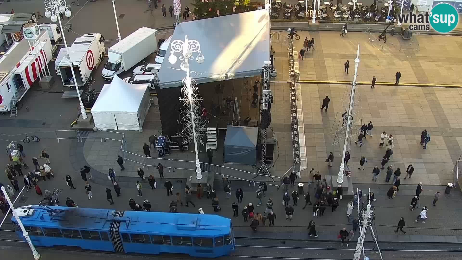 LIVE Webcam Zagreb Hotel Dubrovnik | Ban Jelačić square