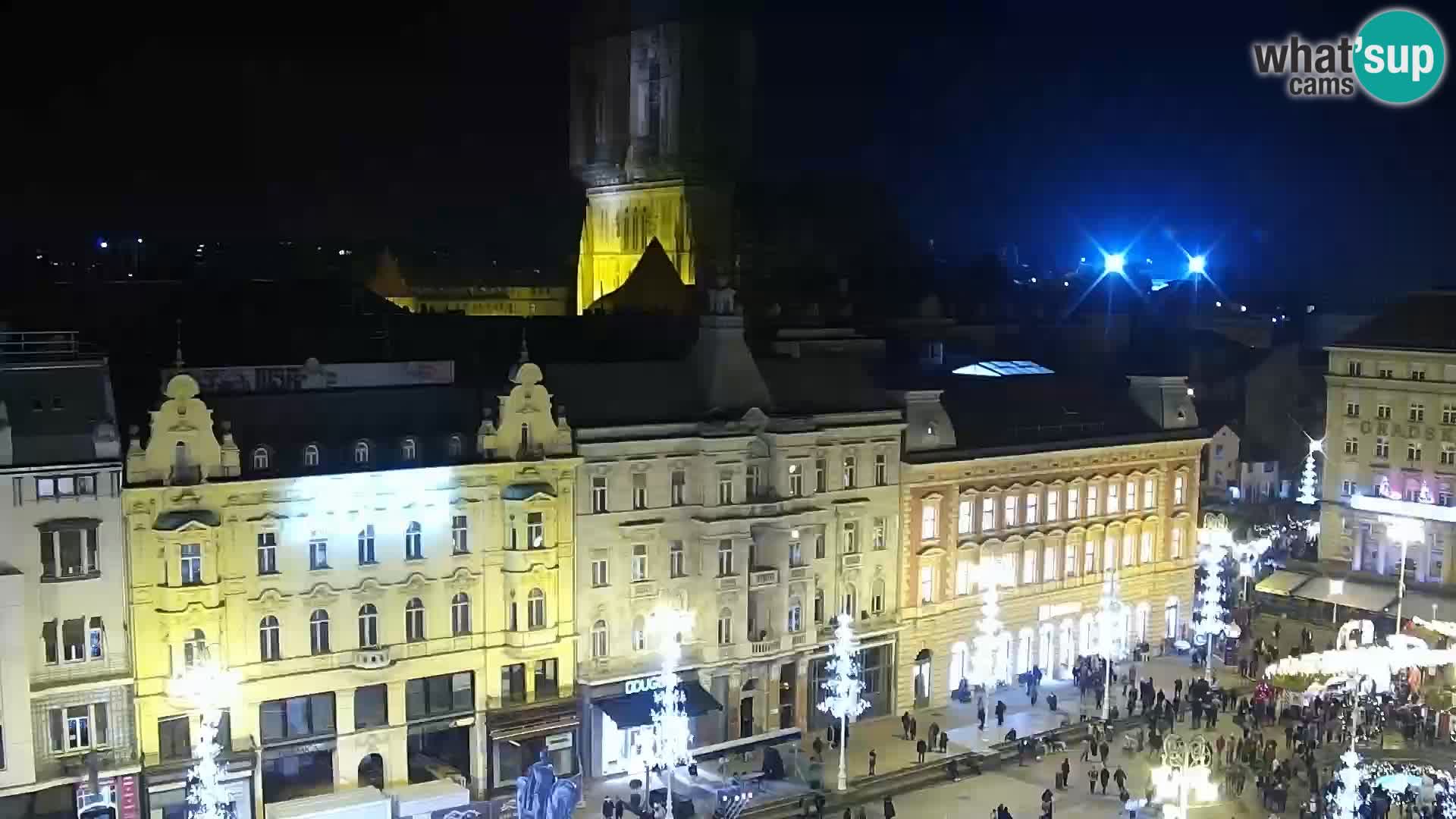 LIVE Webcam Zagreb Hotel Dubrovnik | Ban Jelačić square