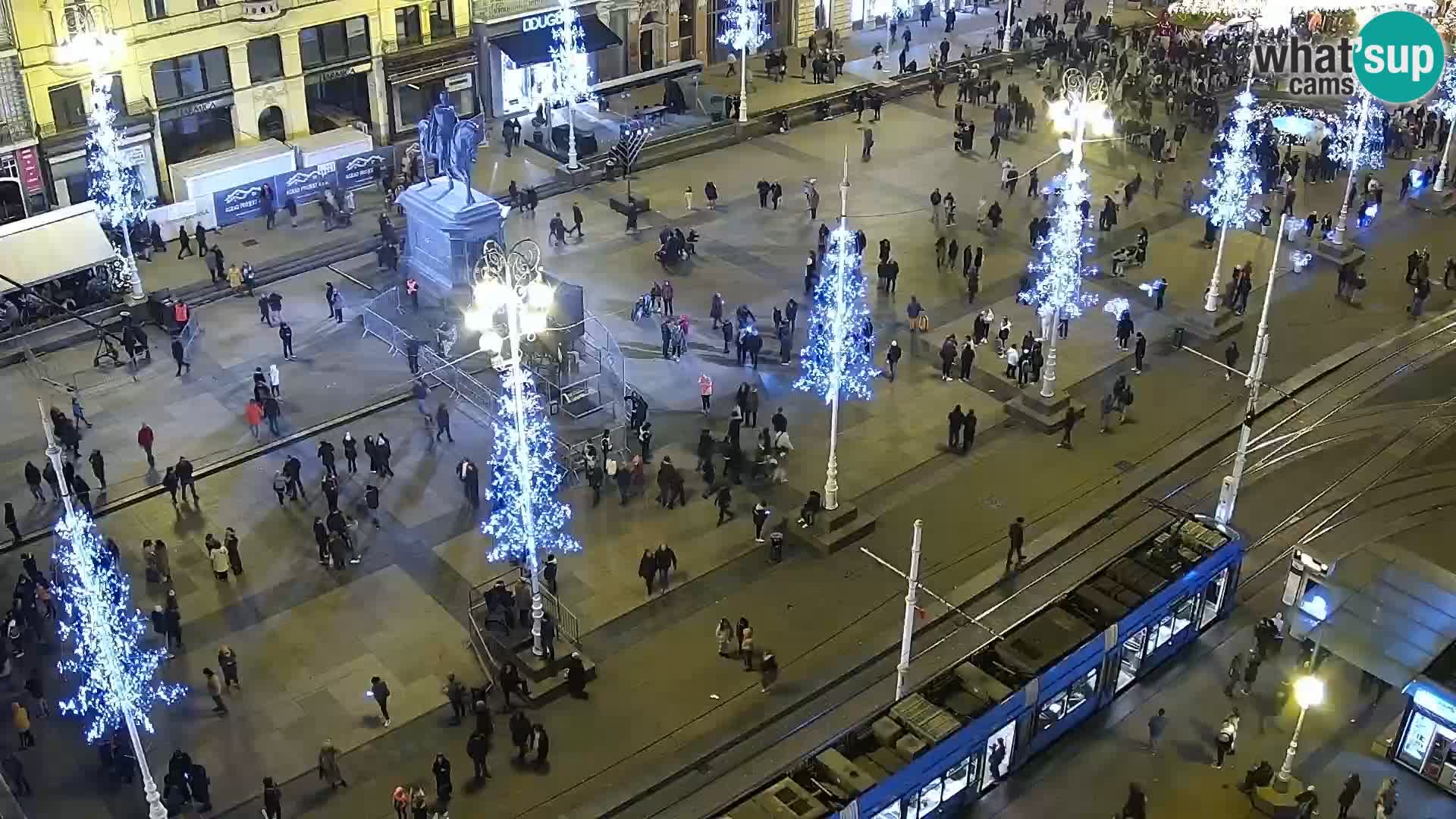 LIVE Webcam Zagreb Hotel Dubrovnik | Ban Jelačić square