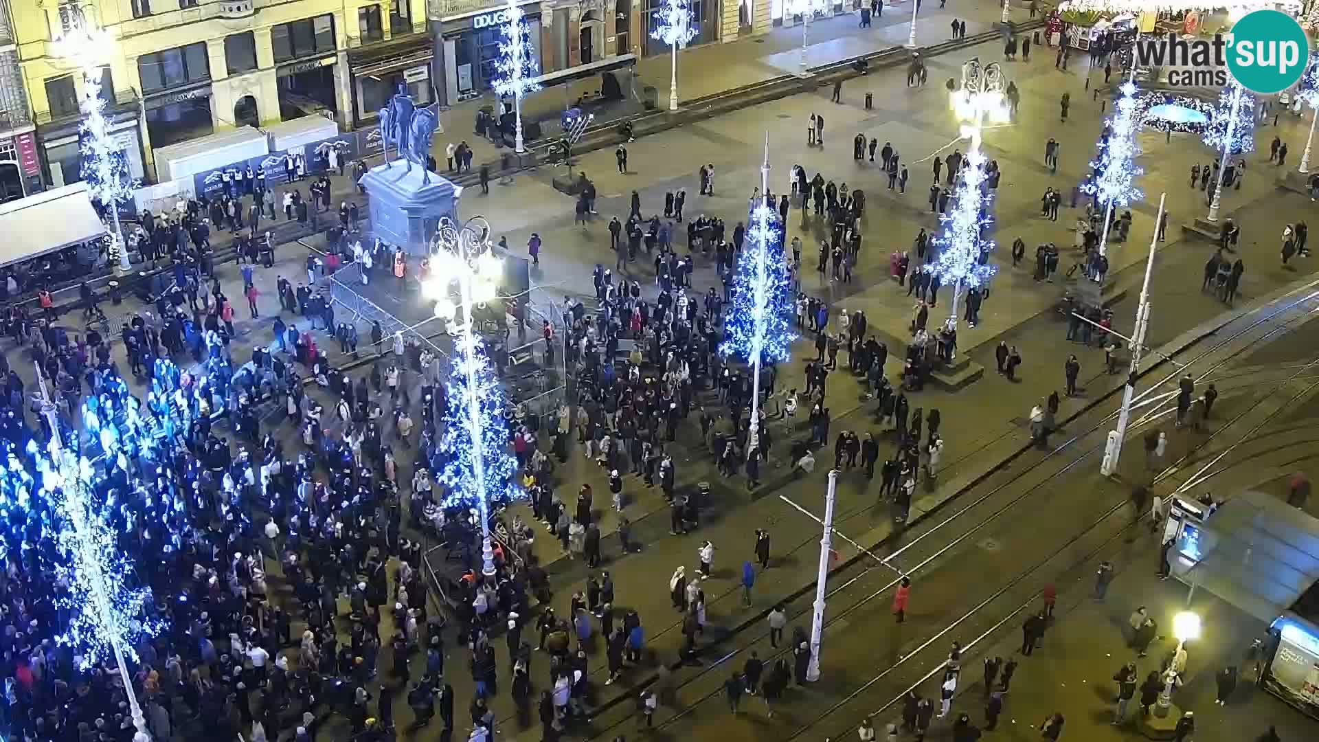 LIVE Webcam Zagreb Hotel Dubrovnik | Ban Jelačić square