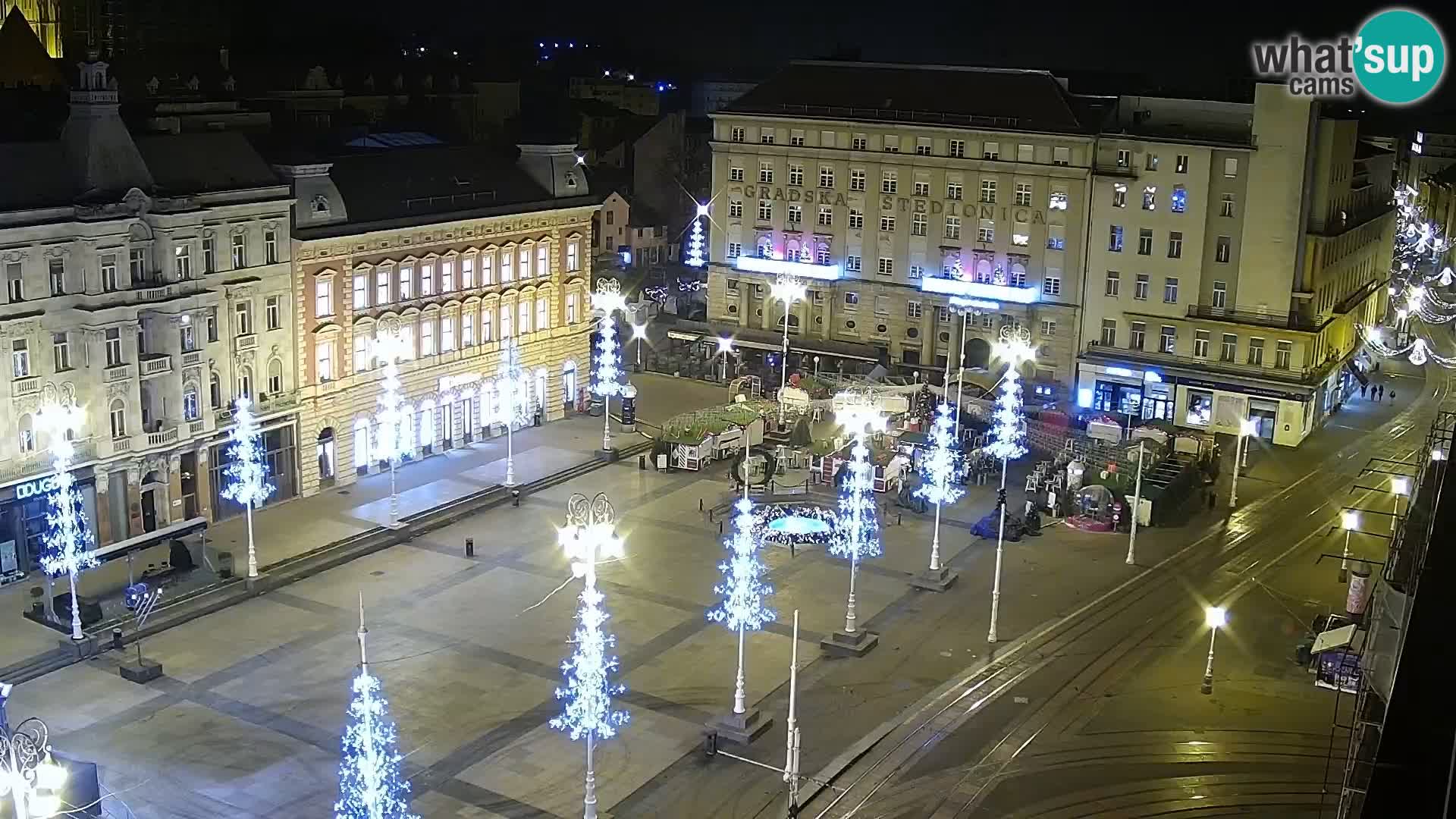 Zagreb – Bana Jelačića square panorama