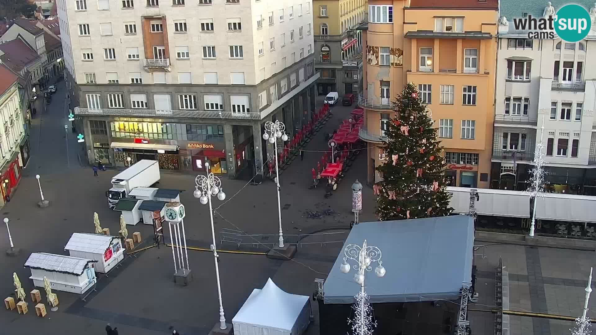 LIVE Webcam Zagreb Hotel Dubrovnik | Ban Jelačić square