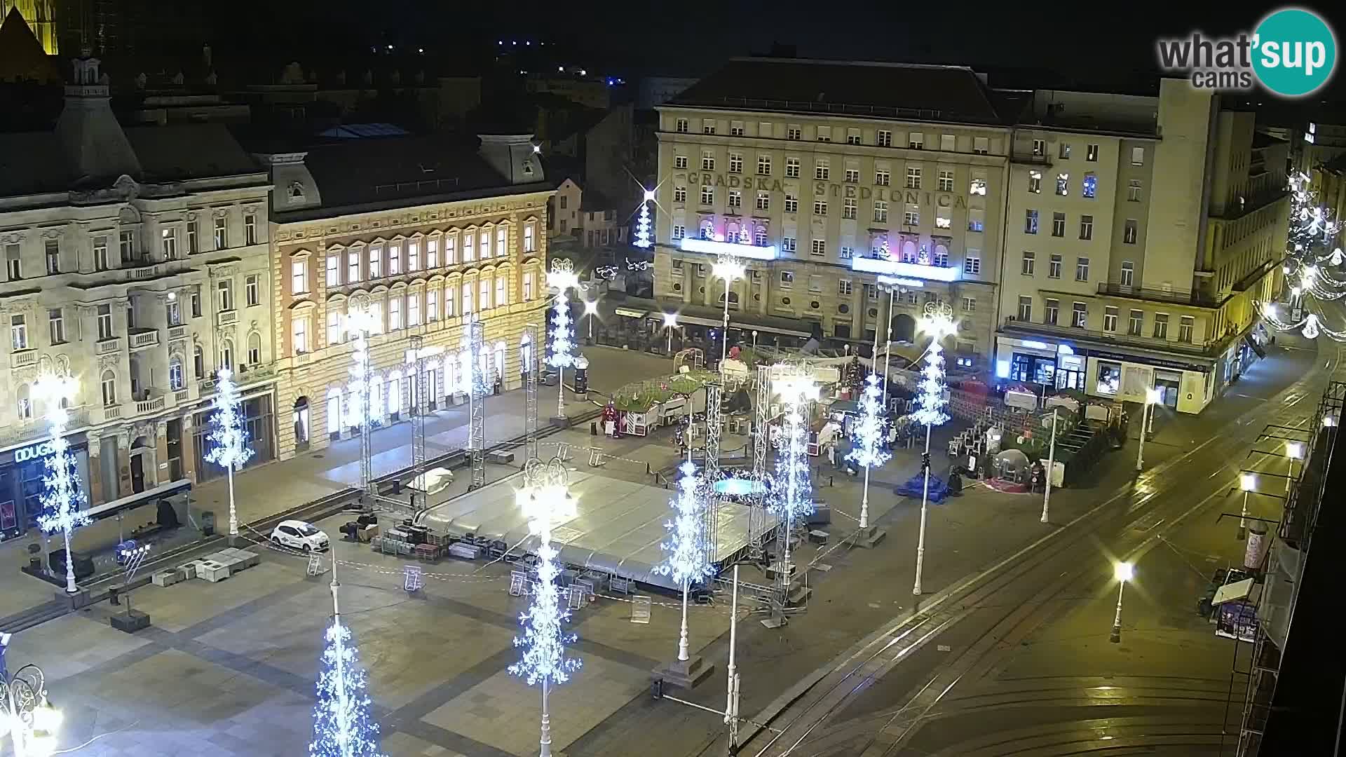 Zagreb – Bana Jelačića square panorama