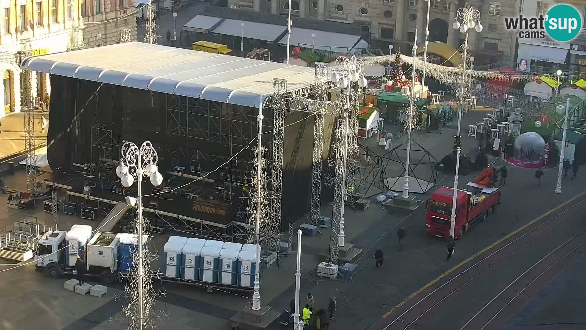 Piazza Ban Jelačić livecam Zagreb – Hotel Dubrovnik