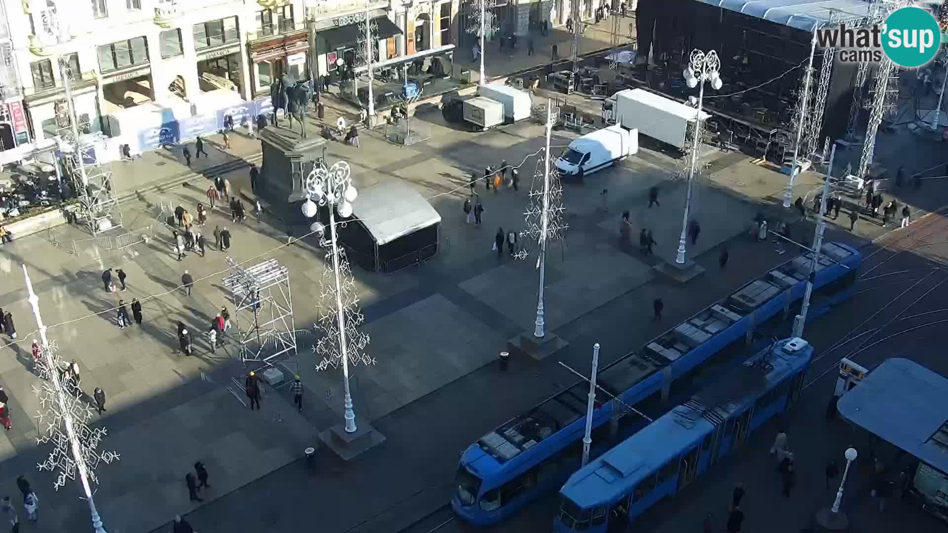 Plaza Ban Jelačić camera en vivo Zagreb – Hotel Dubrovnik