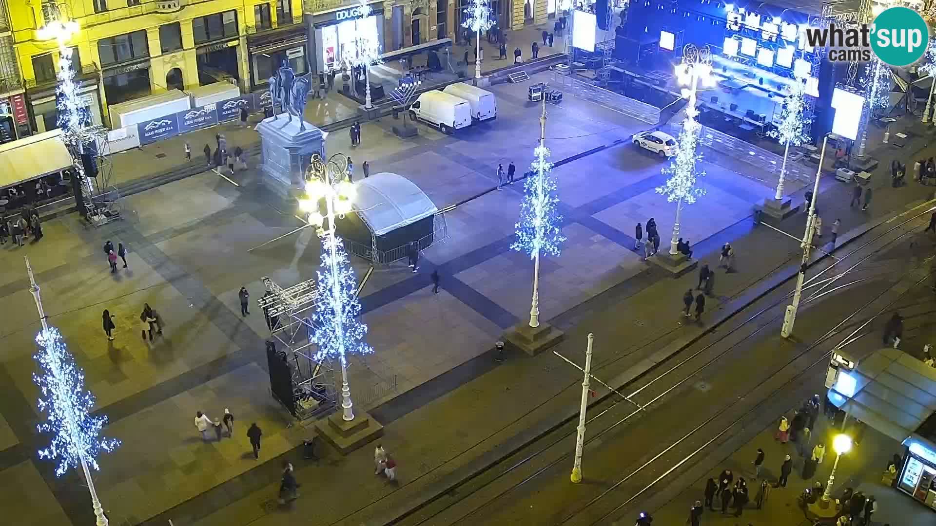 Ban Jelačić live cam Zagreb – Hotel Dubrovnik