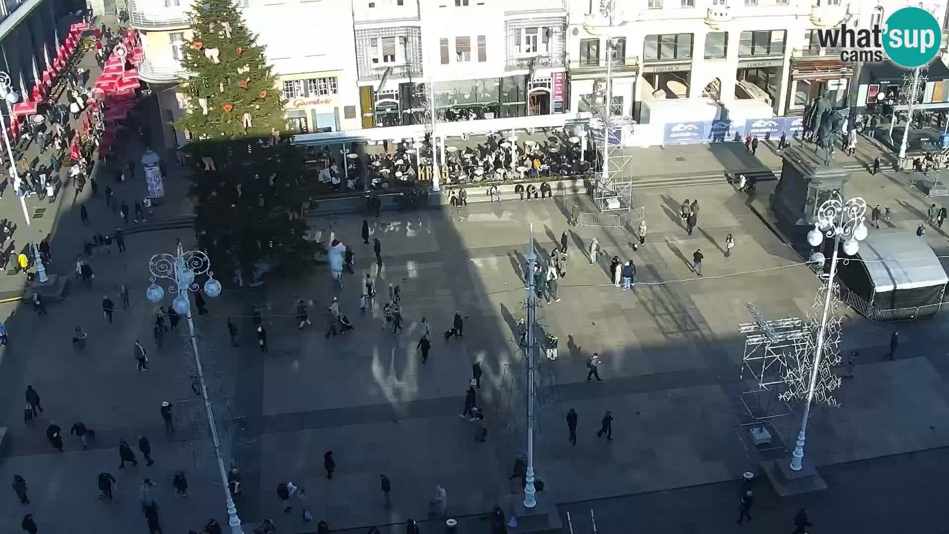 Webcam live Zagreb – Piazza Ban Jelačić