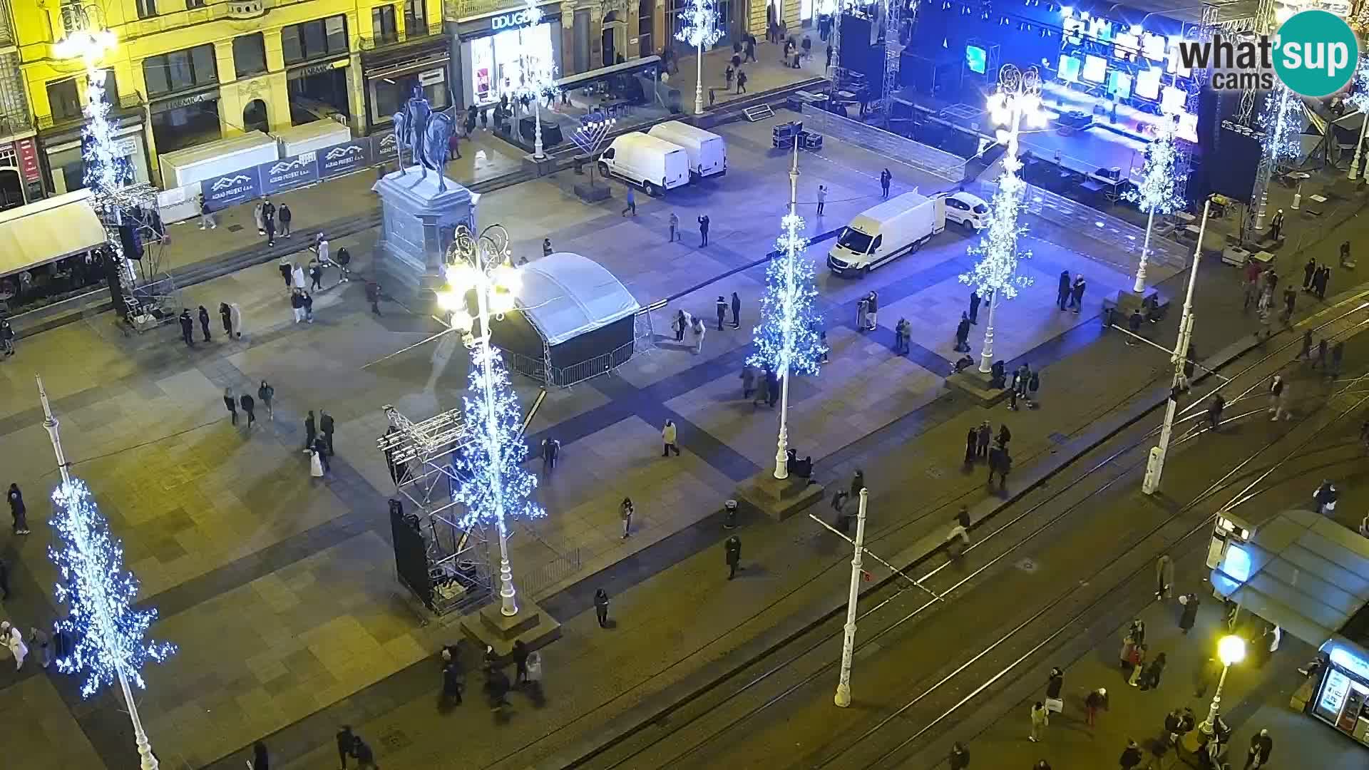 Plaza Ban Jelačić camera en vivo Zagreb – Hotel Dubrovnik