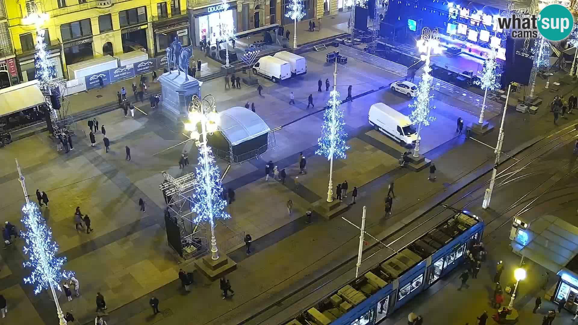 Webcam live Zagreb – Ban Jelačić Platz