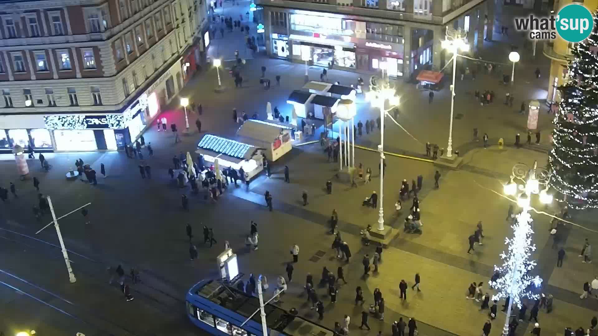 Webcam live Zagreb – Piazza Ban Jelačić