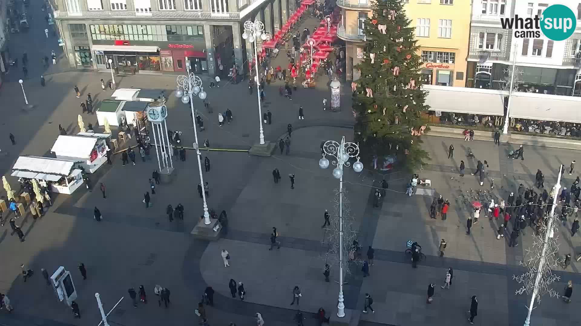 LIVE Webcam Zagreb Hotel Dubrovnik | Ban Jelačić square