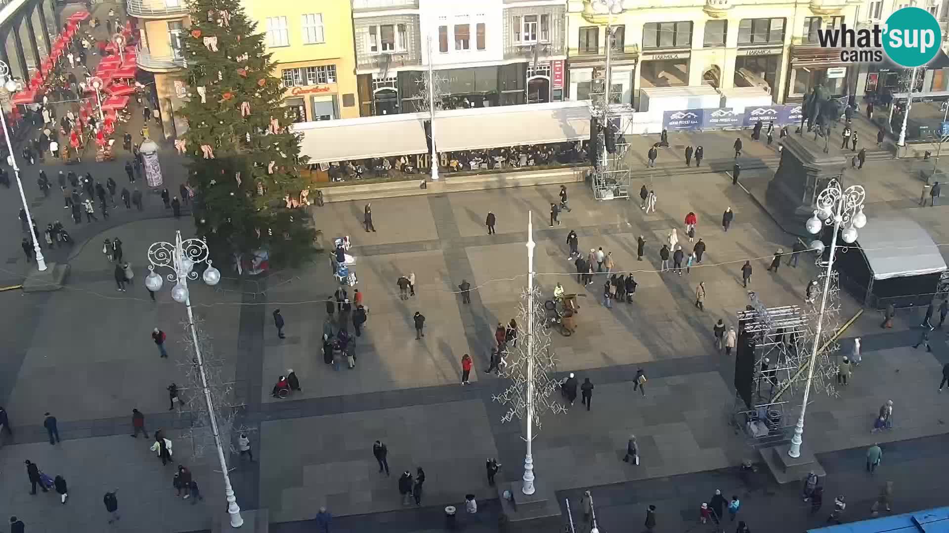 Ban Jelačić live cam Zagreb – Hotel Dubrovnik