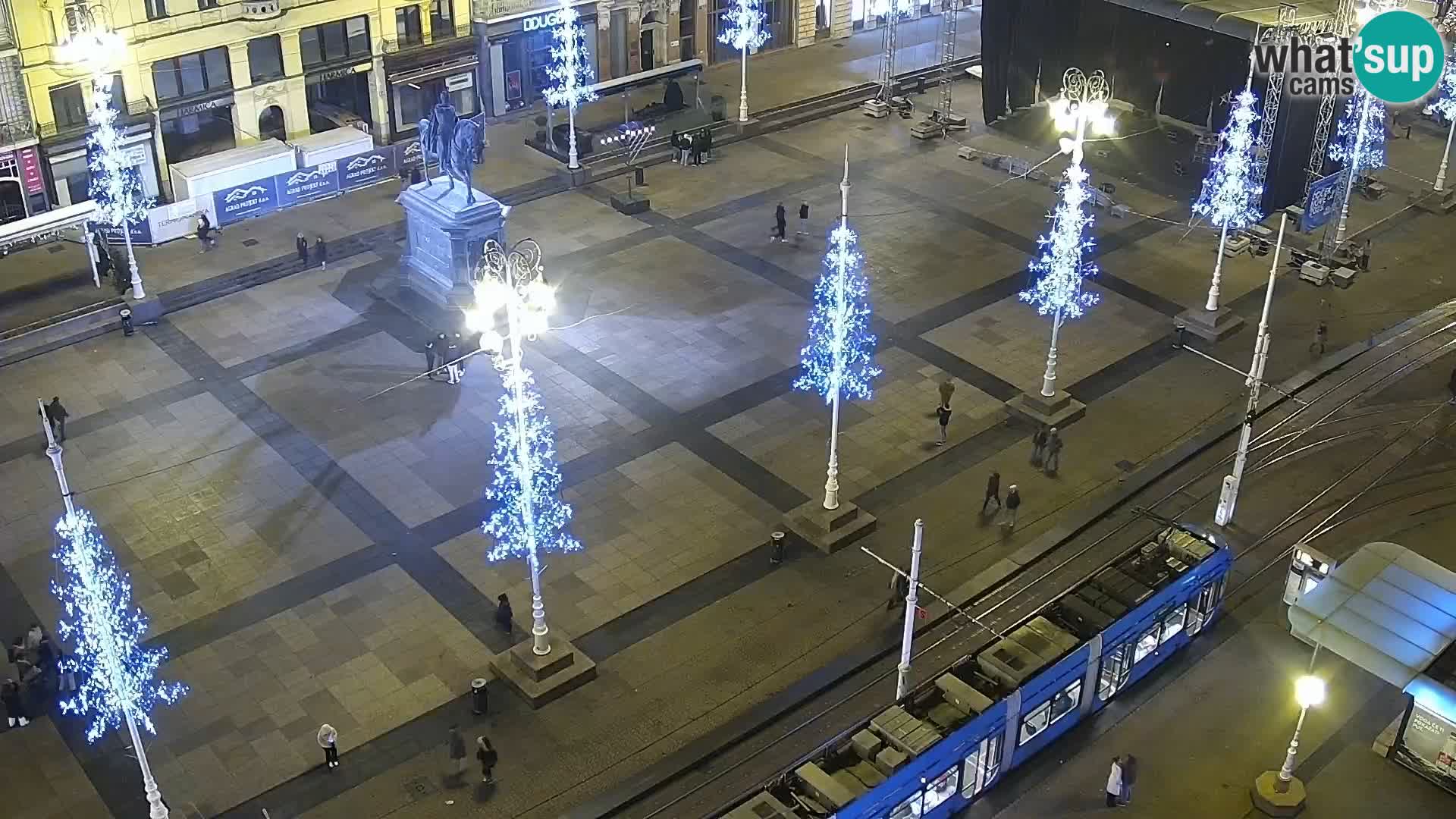 Ban Jelačić Platz  Live webcam Zagreb – Hotel Dubrovnik