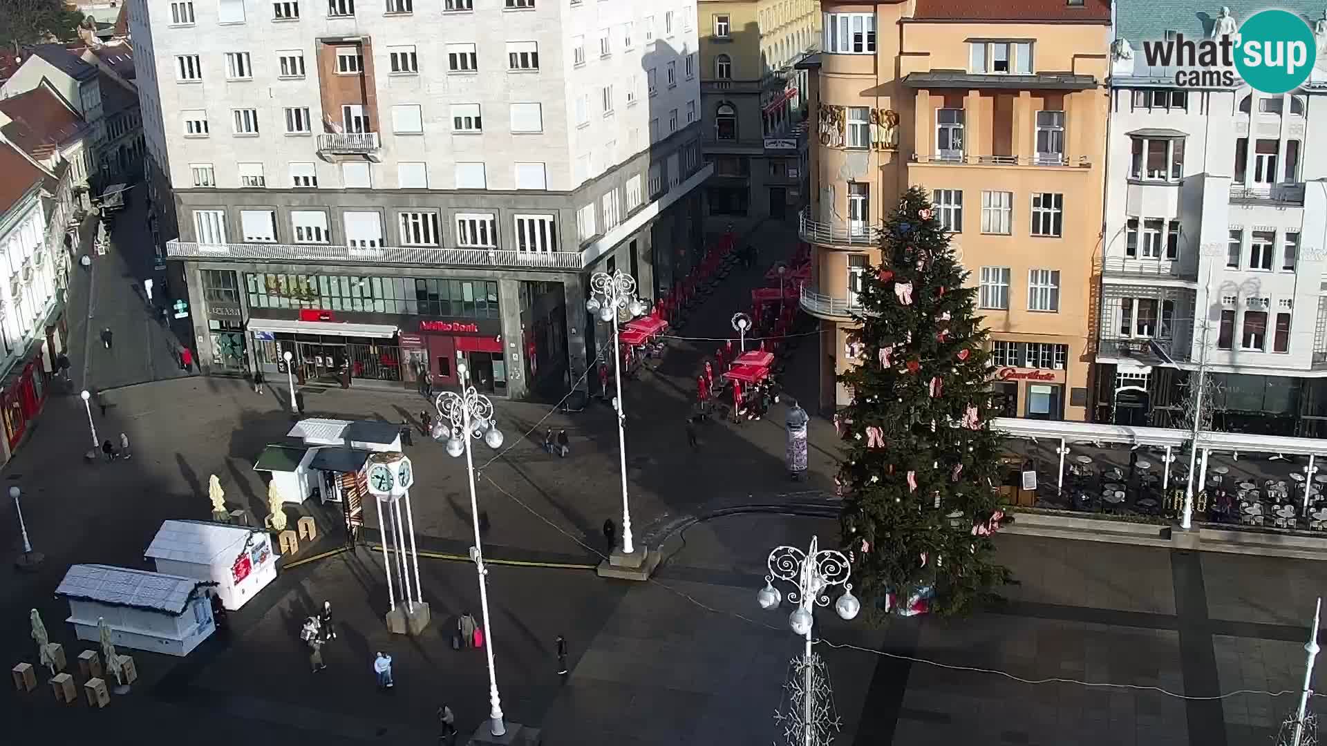 Ban Jelačić Platz  Live webcam Zagreb – Hotel Dubrovnik