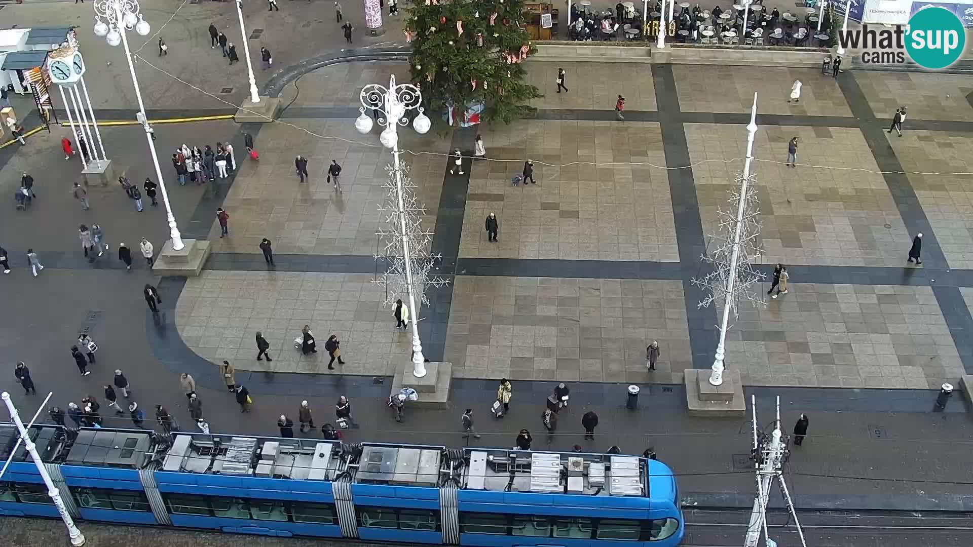 LIVE Webcam Zagreb – Ban Jelačić – Hotel Dubrovnik