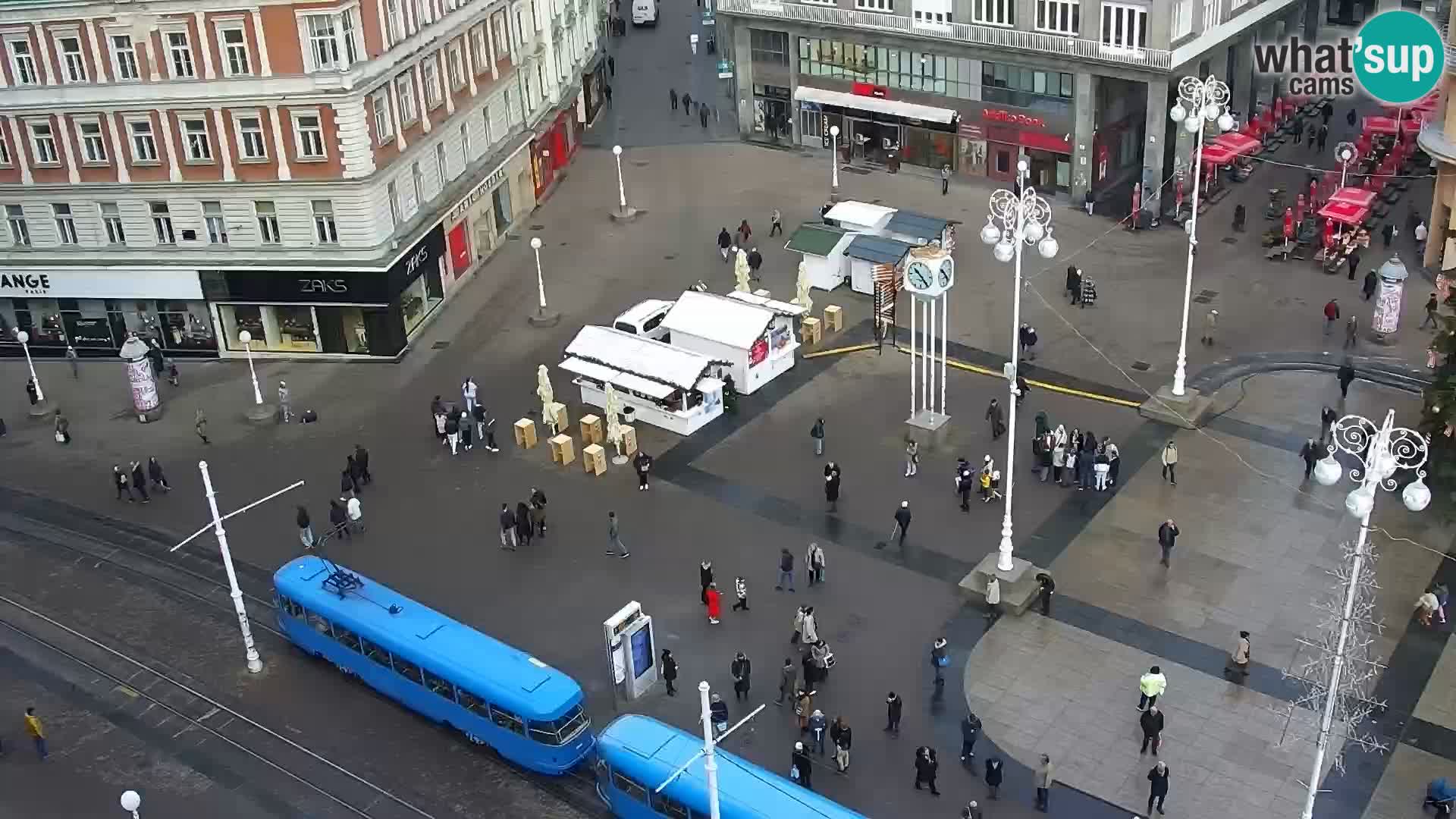 Webcam live Zagreb – Ban Jelačić Platz