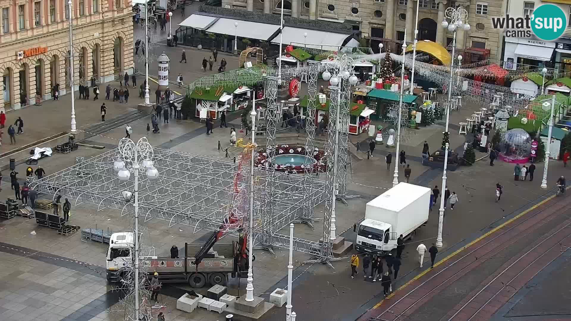 Ban Jelačić live cam Zagreb – Hotel Dubrovnik