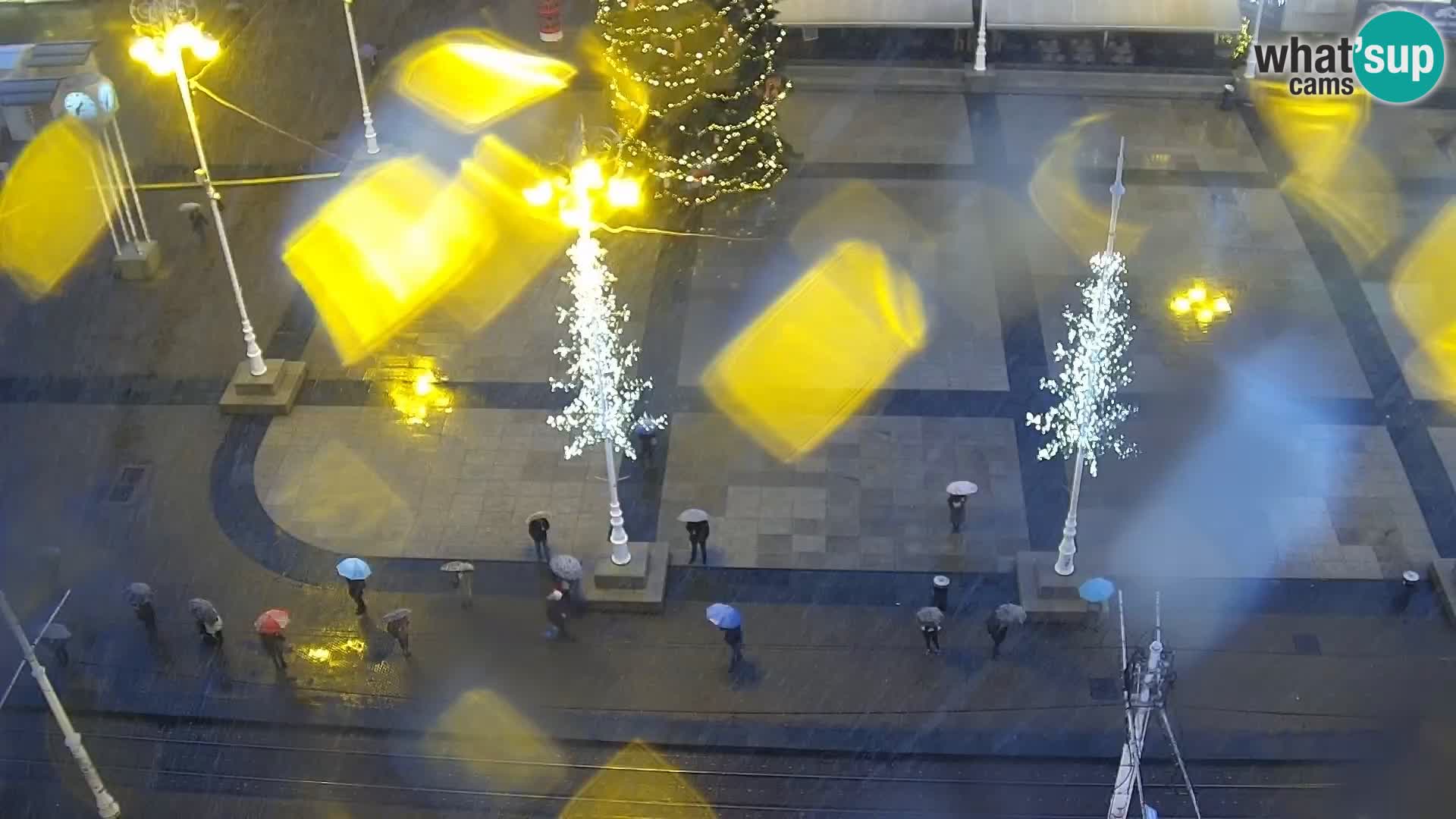 Zagreb – Bana Jelačića square panorama