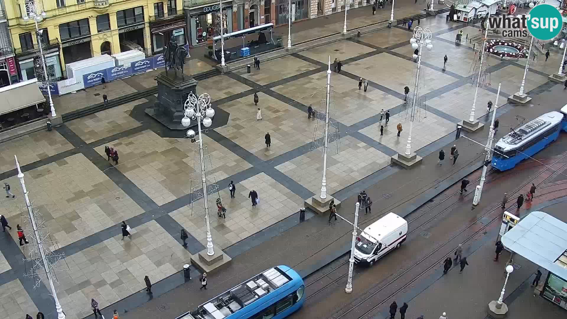 LIVE Webcam Zagreb Hotel Dubrovnik | Ban Jelačić square