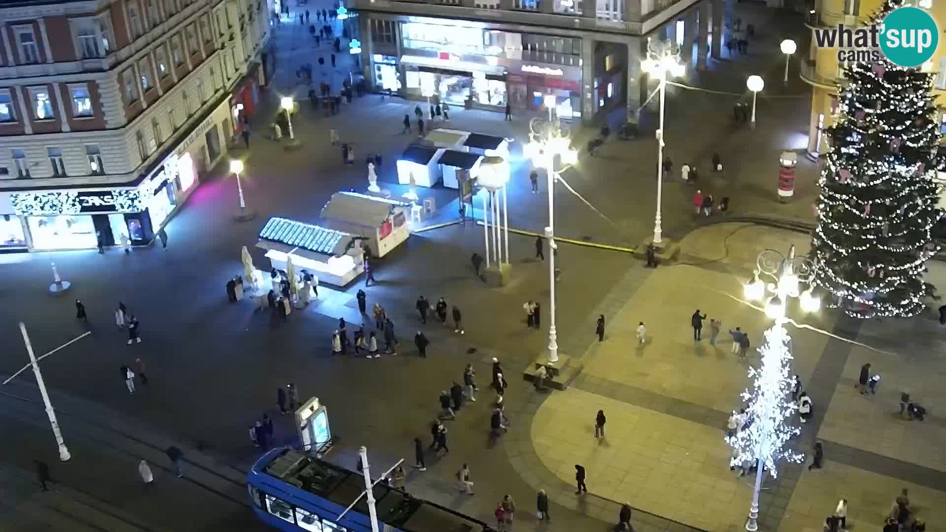 Zagreb – Bana Jelačića square panorama