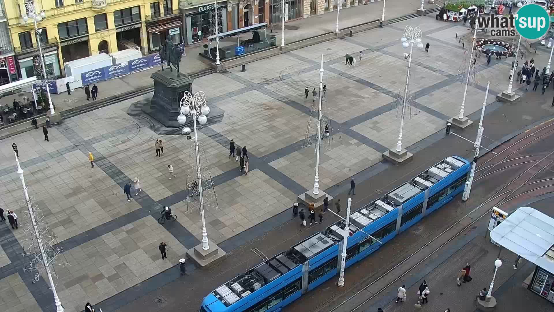 LIVE Webcam Zagreb Hotel Dubrovnik | Ban Jelačić square