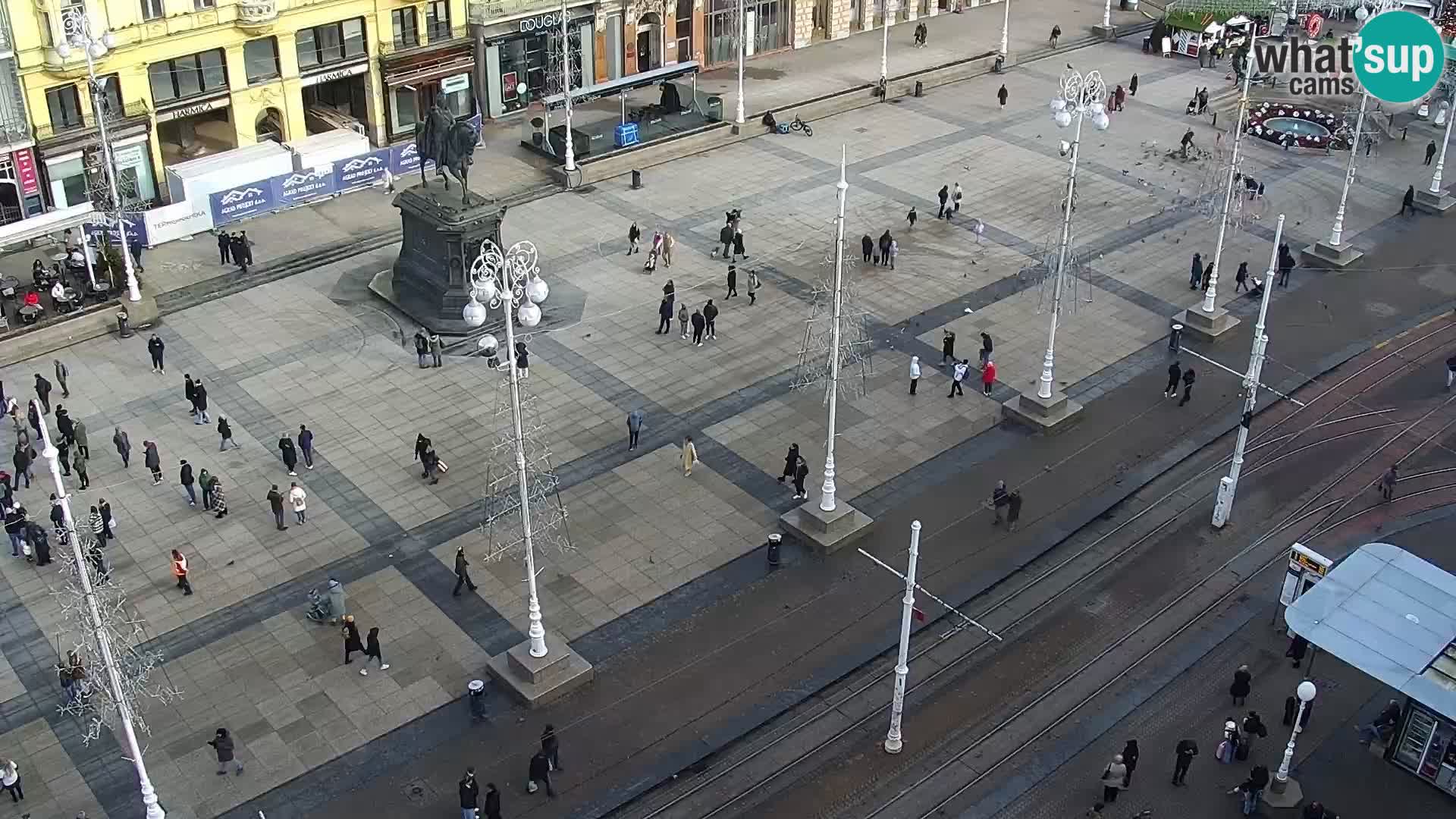 LIVE Webcam Zagreb Hotel Dubrovnik | Ban Jelačić square