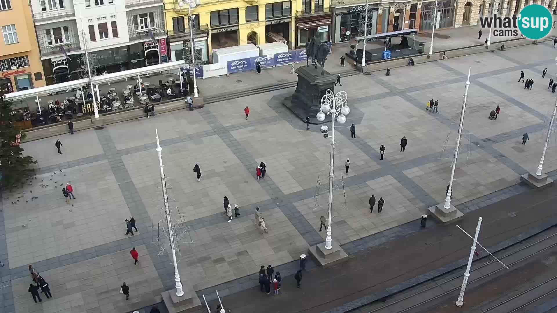 Piazza Ban Jelačić livecam Zagreb – Hotel Dubrovnik