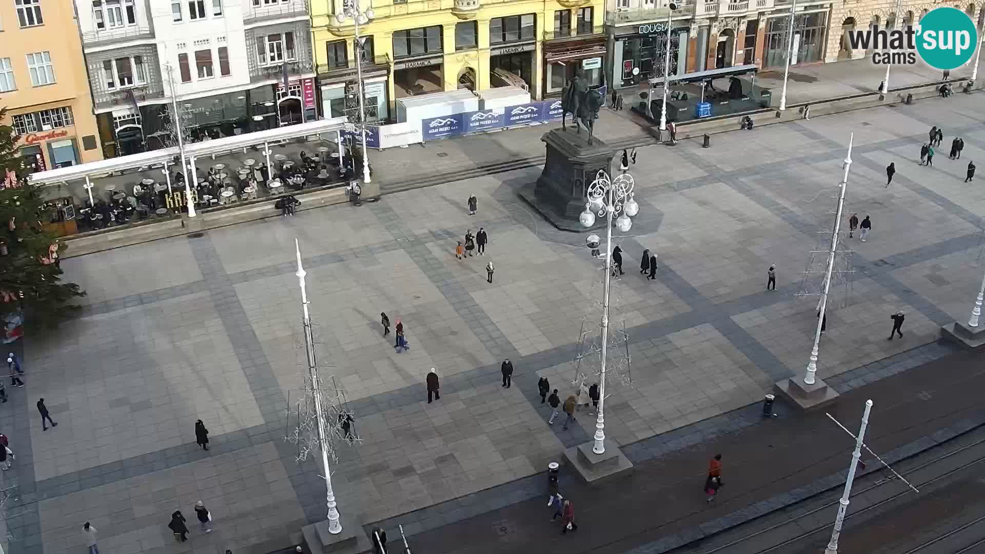 Webcam live Zagreb – Piazza Ban Jelačić