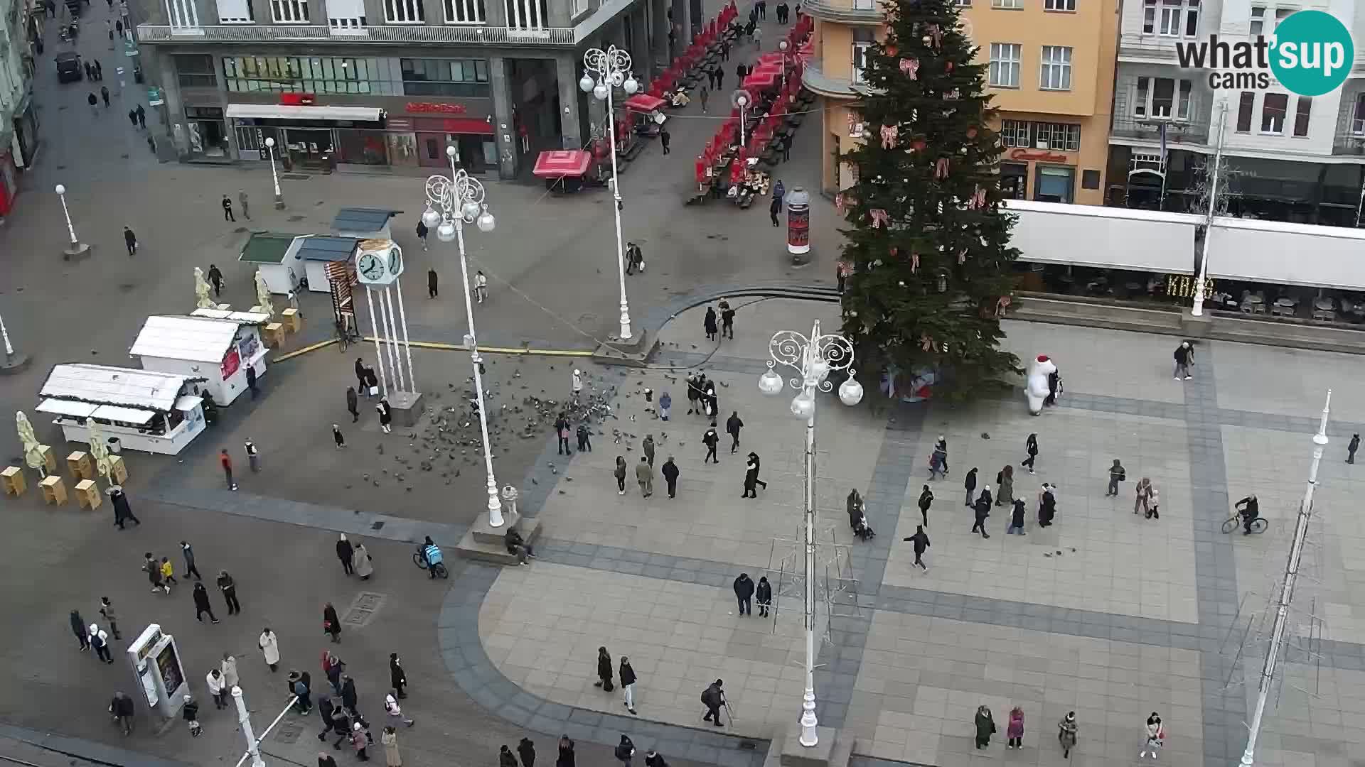 LIVE Webcam Zagreb Hotel Dubrovnik | Ban Jelačić square