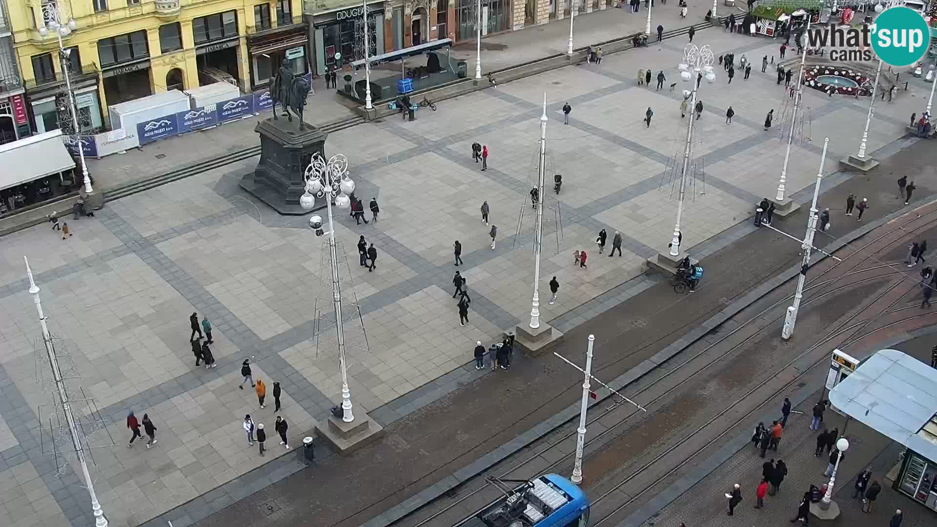 Ban Jelačić Platz  Live webcam Zagreb – Hotel Dubrovnik